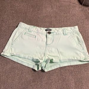 Express Mint Short Shorts